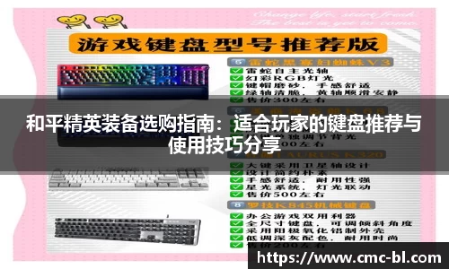 和平精英装备选购指南：适合玩家的键盘推荐与使用技巧分享